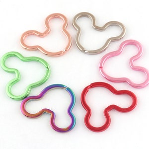Bulk Jump Rings Split Ring Double Loop Rings Jewelry Split Keyrings Keychain ring Key fob key ring for key chain Keyring findings