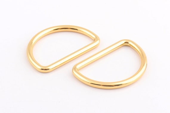 Lot De 4 Anneaux En D Lourds En Nickel - Taille 1-1/2 Pouces - Pour Sangle De 1-1/2 Pouces - Neuf