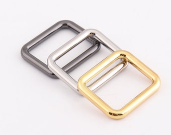 Rectangular ring 20mm(3/4") strap rectangle ring Metal Rectangle Ring Buckles for Bag Belt Strap purse rings