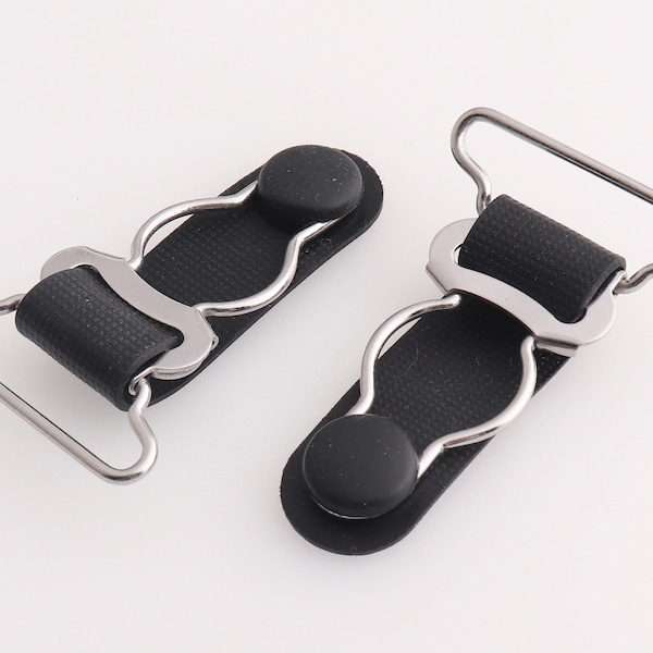 Suspender Clasp Dungaree Buckle Strap Réglable Buckle Clothes Making Clip For Overalls/Dungarees 1''Inch(26mm) 10pcs