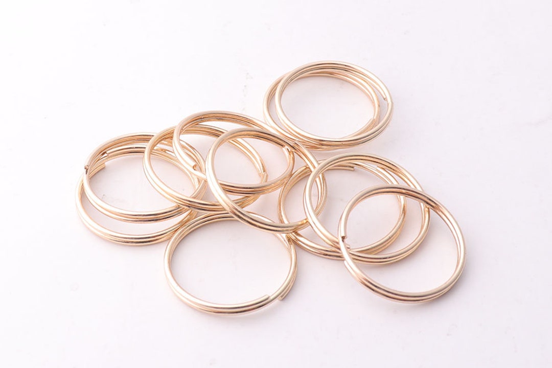 Gold Jump Rings 500pcs 10mm Double Loops Split Ring Bulk Jump Rings Split  Rings Double Loop Rings Jewelry Findings 