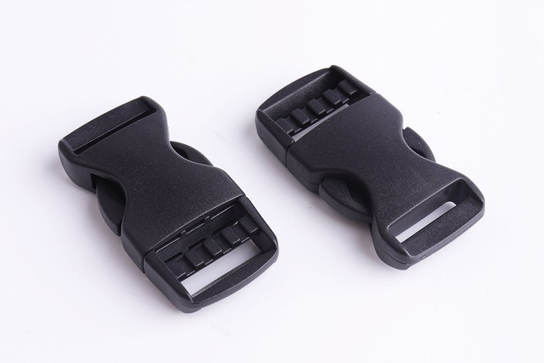 Plastic side release buckle 3/419mm black slide buckle Etsy