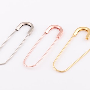 80mm Coiless Sicherheitsnadeln Größere Sicherheitsnadeln Kilt Pins Broschen Metall Sicherheitsnadeln Bar Pins
