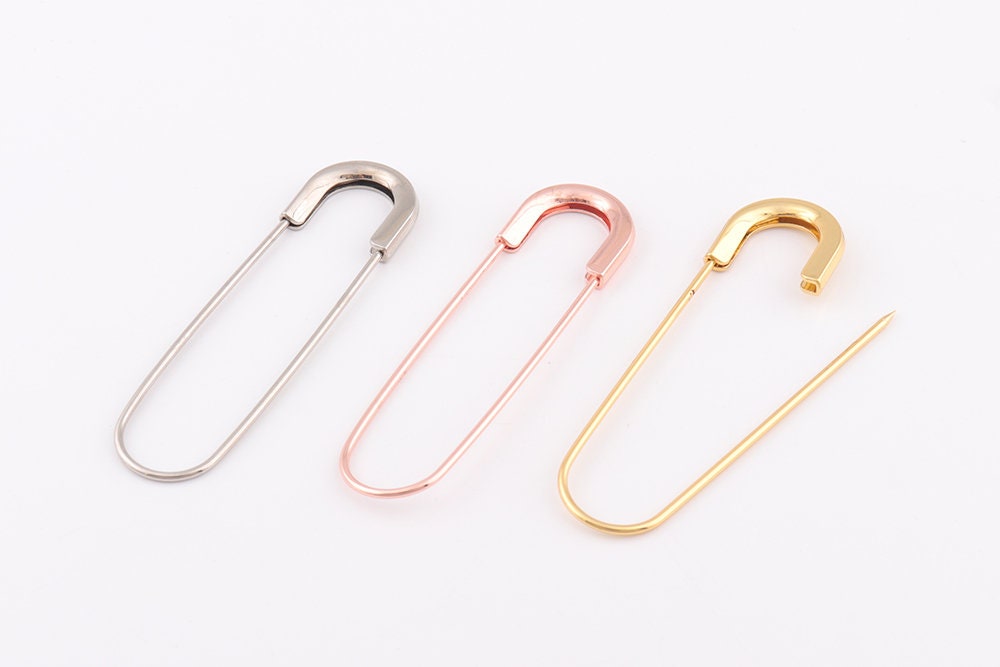 80mm Coiless Safety Pins Larger Safety Pins Kilt Pins Broochs Etsy