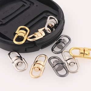 Swivel Connectors Double Loops Connectors Clasps for Key Rings/Chains Jewelry Making 20mm 50pcs