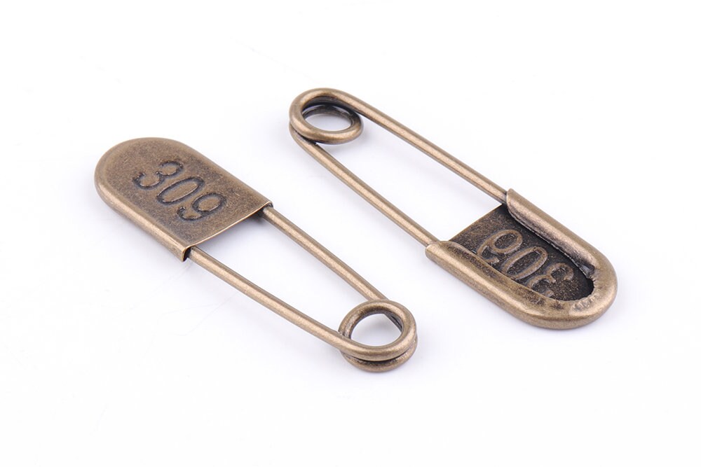 Extra Large 80mm Antique Brass/copper Safety Pins Kilt Pins Brooch for  Beading Basic Vintage Pins Horse Blanket Pins-6pcs -  Hong Kong