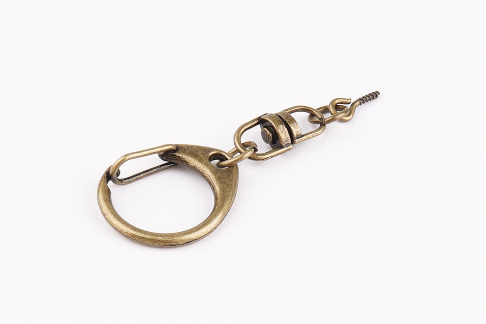 10pcs Bronze Key Chain Clasp Push Gate Snap Hooks Lanyard Etsy