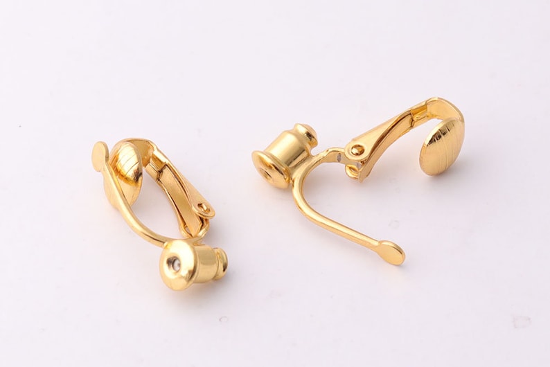 6pairs Gold Clip on Earring Converter Studs to Clp on Earrings Etsy