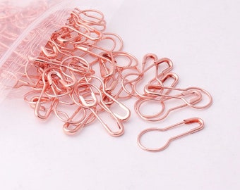 1000pcs Safety Pins Bulb Safety Pins Pear Safety Pins Knitting Pin Removable Stitch Markers Rose Gold/Gold/Silver  FREE SHIPPING