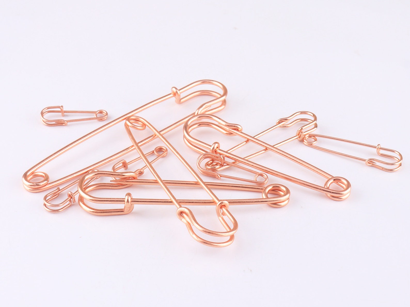 Rose Gold Safety Pins Large Pins Brooches Pins Kilt Pins Brooches Metal ...