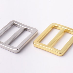 1&quot; inch (25mm) Adjuster buckle Gold Silver Adjustable Slide Buckle Strap buckle Strap slider strap adjuster purse hardware