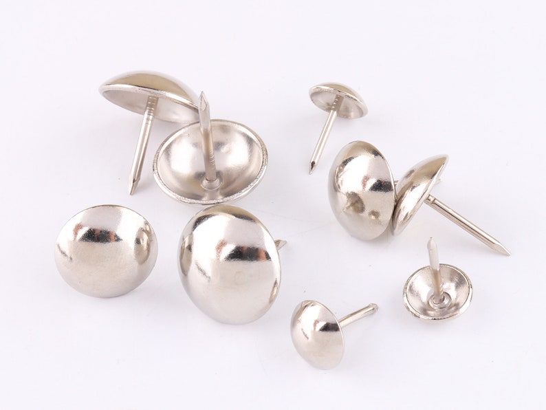 50pcs Silver Upholstery Tacks Push Pins Decorative Nails Etsy