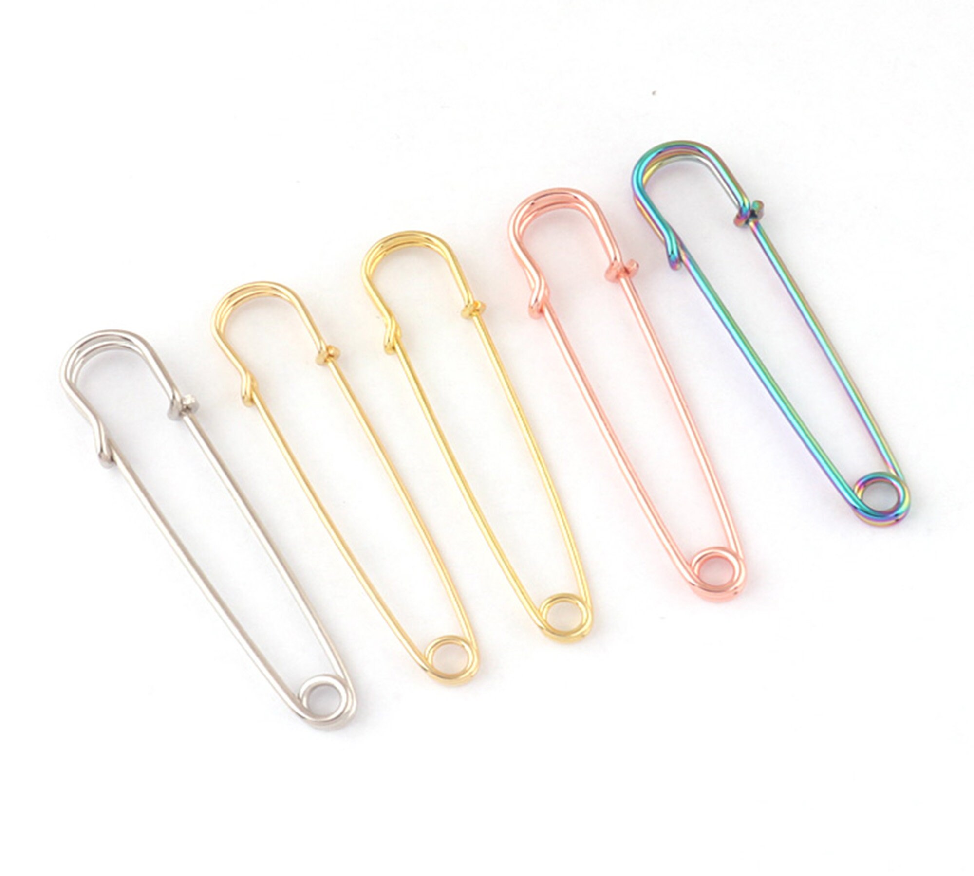 128mm Giant Safety Pin Big Over Sized Laundry Pins Kilt Pins Brooch Pin  Back Safety Pin
