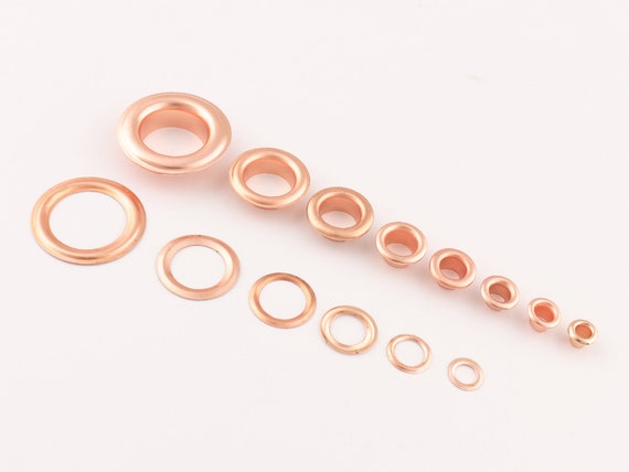 Grommets Eyelets Metal eyelets For Bead Cores Clothes Leather 10set Rainbow Eyelet Grommets with washer 23*13*6.5mm OD*ID*height
