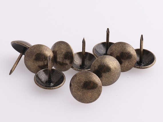 Upholstery Tacks Nails Upholstery Decorative Nails Tack Nail Stud Push Pins  Thumb Tacks,sofa Tacks,chair Tacks 1620mm Bronze 50pcs 