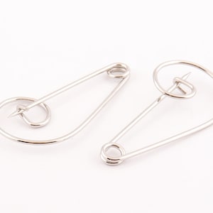 10pcs Large Safety Pins Kilt Pins Safety pin brooch pin Bar Pins  bulk safety pins jewelry findings