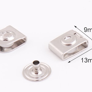 20set Hook and eye clasp silver hook and eyes fasteners for Trouser skirts sewing