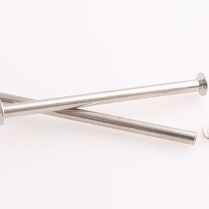 Vite Rivets Chicago Screw Head Screw Rivet borchie avvitato Borchie Chicago Long Screw Studs Snap Rivet Books Butt Screw 82mm 10set