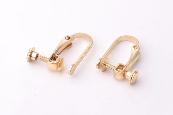 Jewelry Designer Earring Converters Pierced To Clip On Nickel