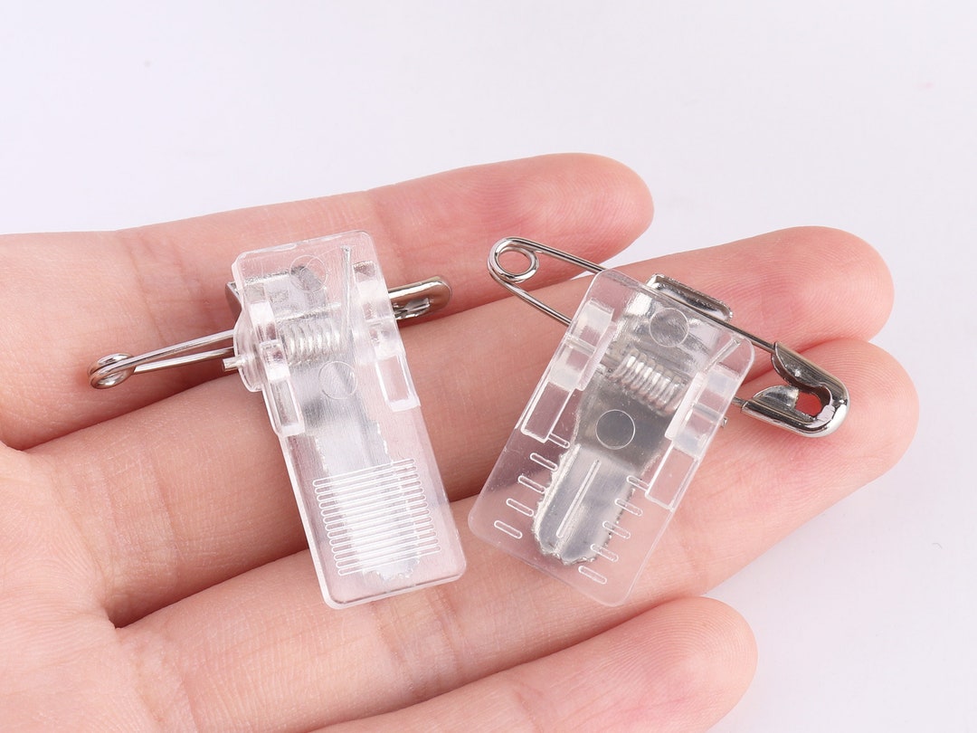 Clip Badge Holder Clip Suspender Clips Transparent Plastic Clips Pin