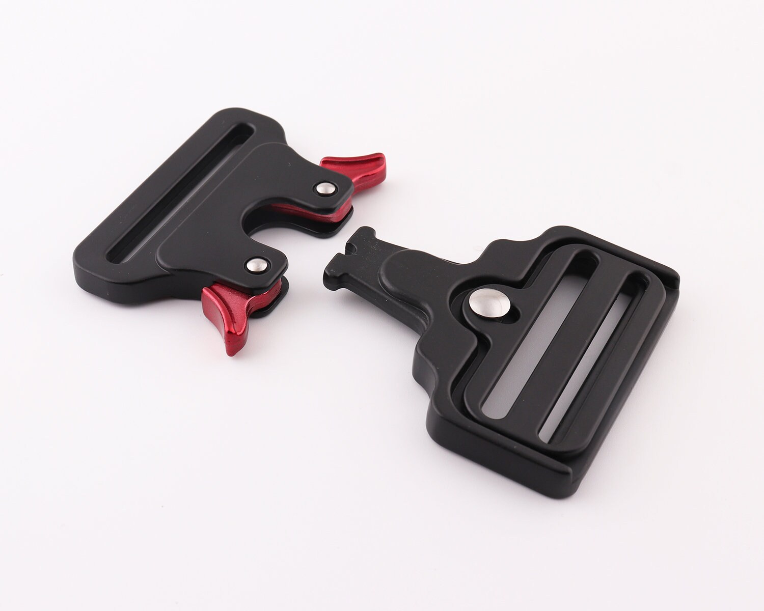 Quick Release Buckleside Buckle Metal Buckle Black Slide Etsy