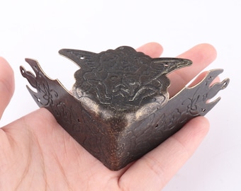 Corner Protectors Metal Corners Decorative Corners Wooden Box/Table Corner Bracket Bronze 56mm 8pcs