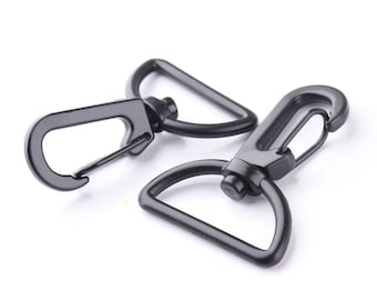 Swivel Clasp Snap Hook Push Gate Purse Hook Purse Clasp Trigger Snaps Lobster Clasp For purse hardware 1'' inch (25mm) 8pcs