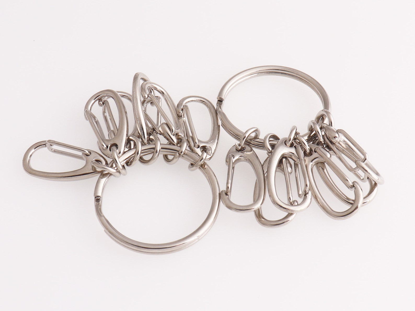 Keychain Key Ring with Clasps Keychain Hardware Key Holder Key Etsy