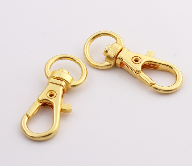 10pcs 3212mm Gold Swivel Clasps Swivel Snap Hook Metal Clasp Etsy