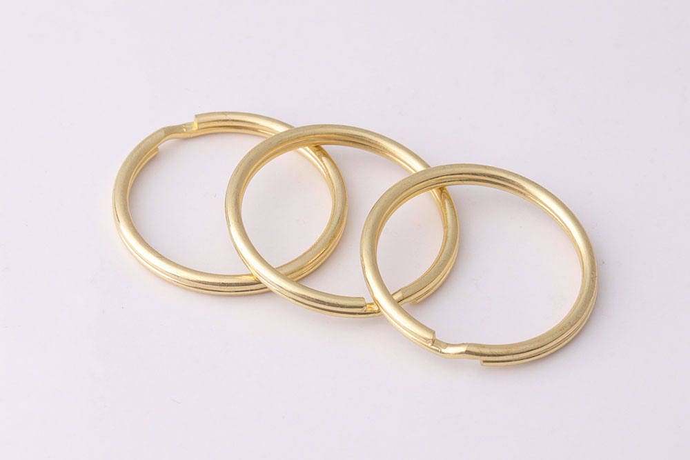 Split Ring Standard 1" keyring UK Seller Key Rings 25mm