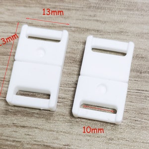10-50 pcs Breakaway Buckles Breakaway Safety buckle black slide buckle webbing buckles Lanyard buckle belt strap hardware