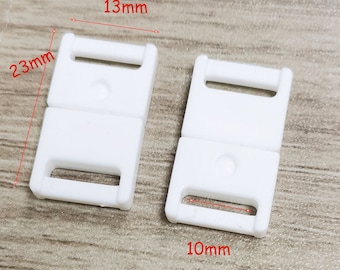 10-50 pezzi Breakaway Buckles Breakaway Fibbia di sicurezza fibbia a scorrimento nera fibbia cinghia cinghia lanyard fibbia cinghia hardware