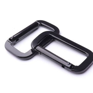 4pcs 62mm*34mm Carabiner Clasp Push Gate Snap Carabiner Clips Spring Clasp Carabiner Key Ring Gift for men