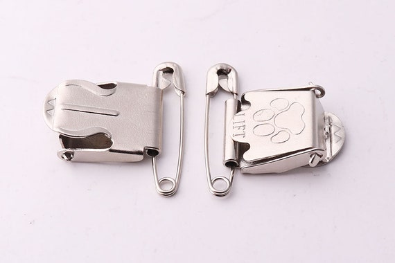 10 Pcs Lovely Metal Pacifier Suspender Clips Holders Clip Holder Cloth Decor