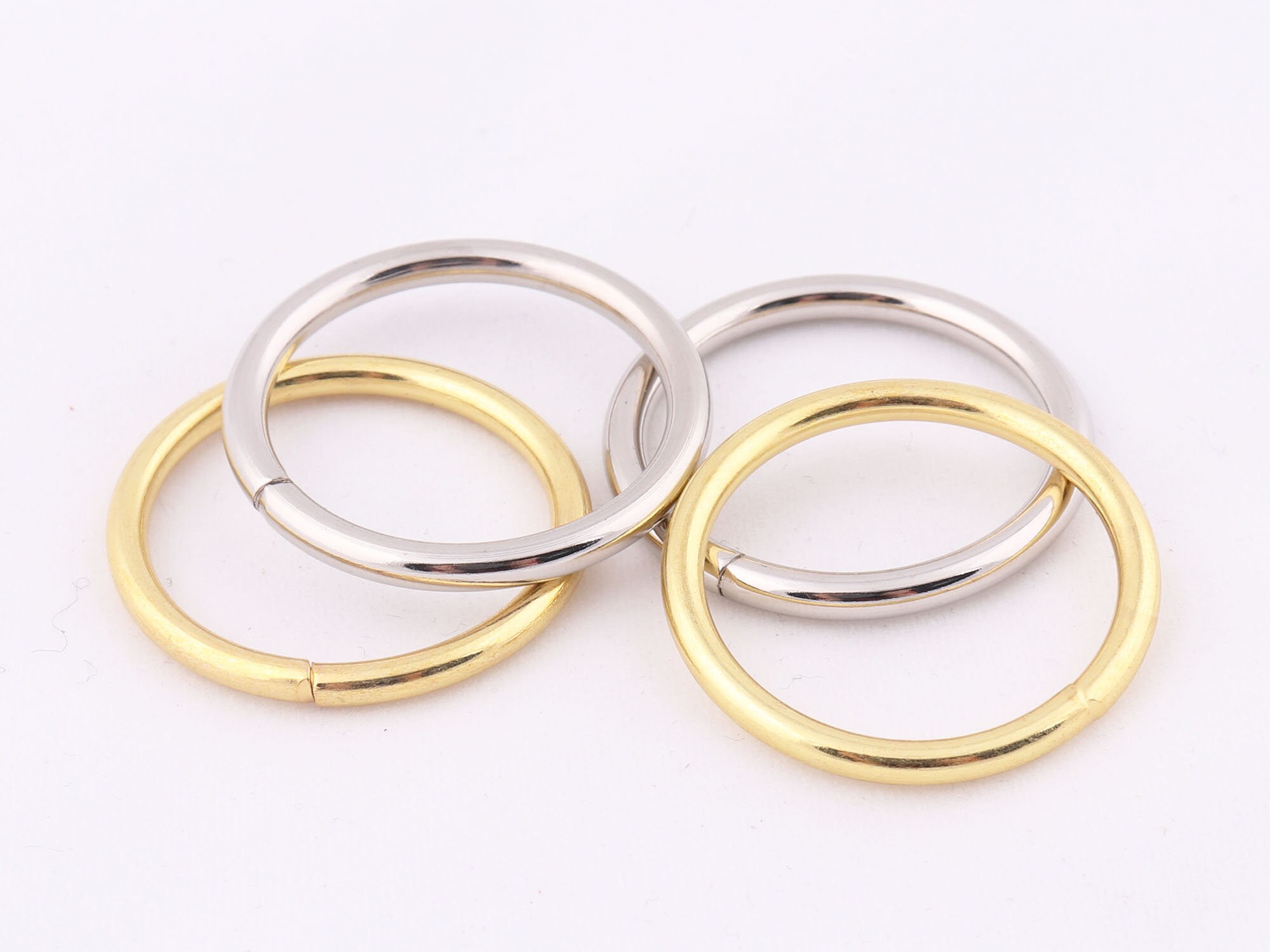 25mm O Rings Wire Loops Purse Handbag Bag Making Hardware Supplies