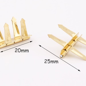 10pcs Gold Hinges butterfly hinges metal box hinges jewelry box hinge Box hinge Box Making hardware