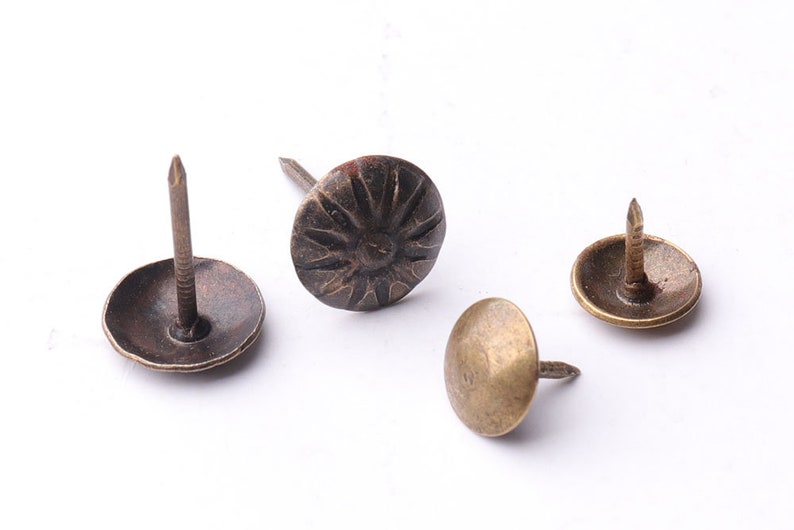 30pcs Round Tacks Upholstery Tacks Nails Thumb Tacks Etsy