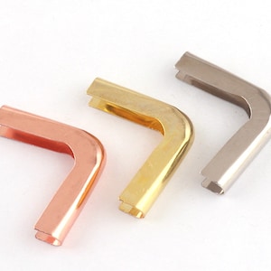 29mm Corner protector Gold/Silver/Rose gold corner Metal Corners book protect corners box corners Purse Hardware-50pcs
