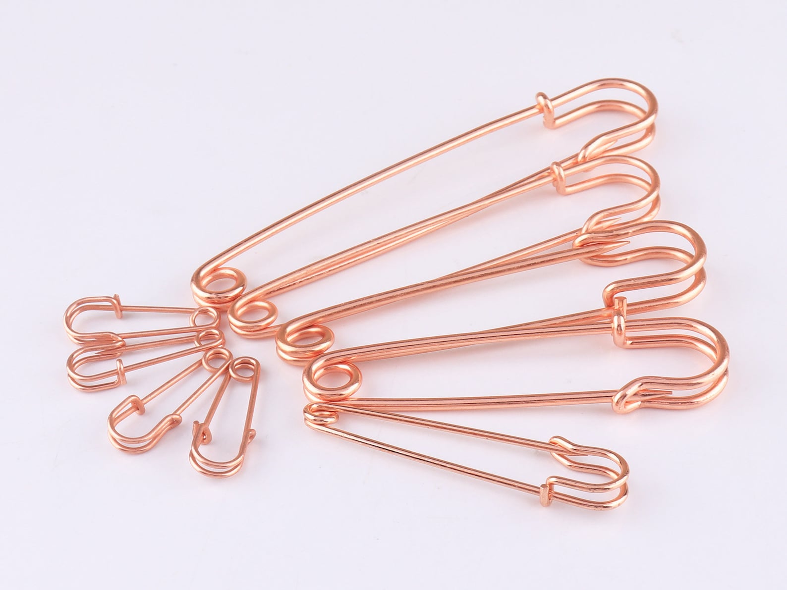 Rose Gold Safety Pins Large Pins Brooches Pins Kilt Pins Brooches Metal ...