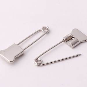 30pcs Safety Pins 24mm*4mm Kilt Pins Broochs Safety Pin Brooch Pin metal safety pins Bar Pins