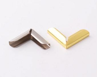 Gold silver corner protector 1" (25mm) corner Metal Corners book protect corners box corners Purse Hardware