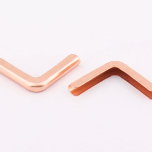 20pcs Rose gold Corner protector corners Metal Corners Bookbinding corner photo frame corner book corner protects