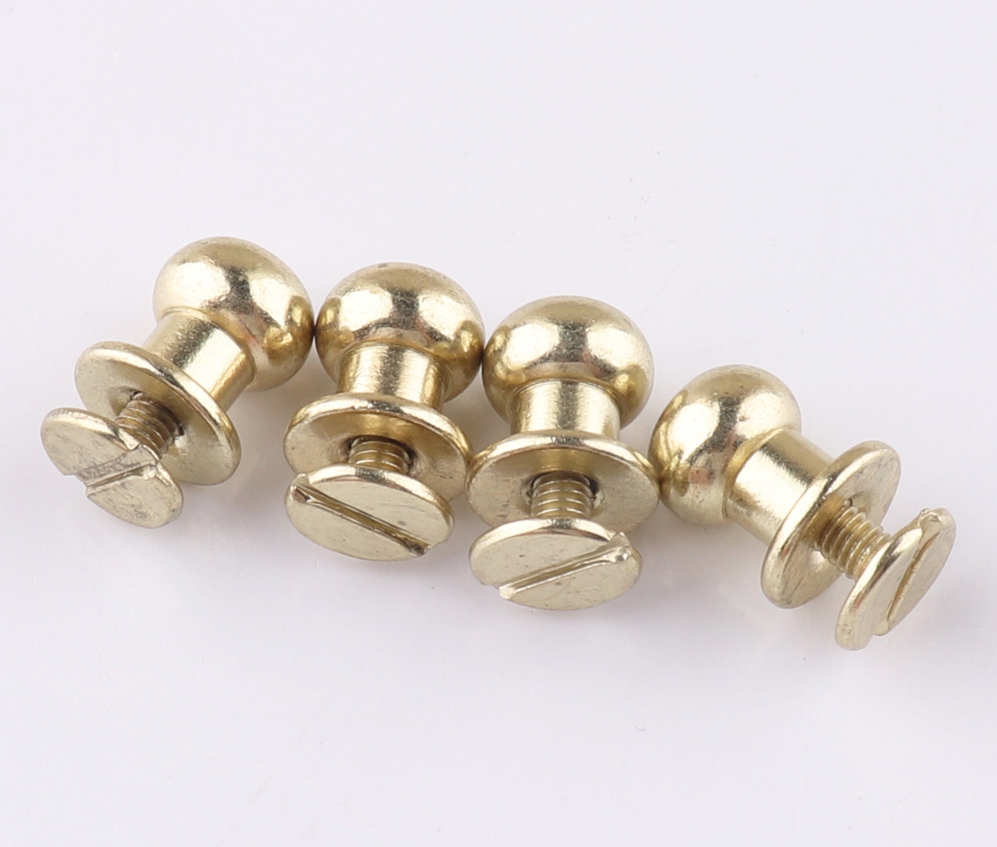 10pcs New Binding Chicago Screws Metal Nails Studs Rivets For