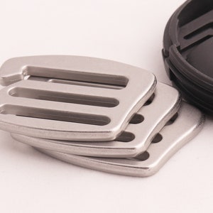 G Hook Metal Belt Buckle Backpack Strap Buckle Bra Slider Adjuster Belt Slider Matte Silver 1''inch25mm 6pcs image 1