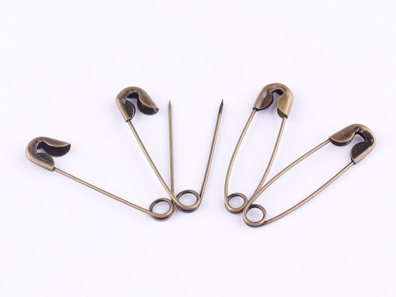 Bronze Safety Pins Hang Tag Pins Quilting Kilt Pins Brooch | Etsy