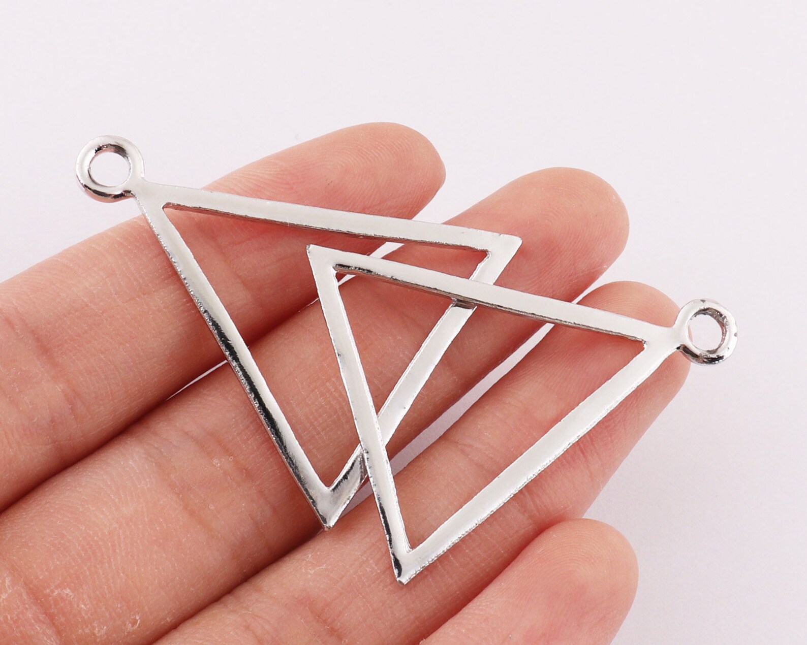 Silver Metal Frame Pendant for Jewellery Handmadeearrings Etsy