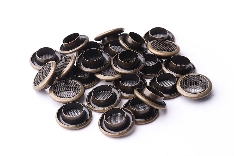 100set Eyelet Grommet 14mm7.5mm4mmod ID Height Mesh Etsy Australia