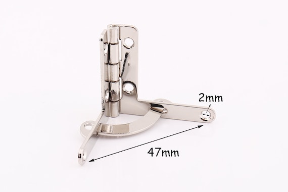 4pcs Box Hinge Silver Quadrant Hinge Metal Box Hinges Jewelry Box Hinge  Support Hinge Furniture Hinges Box Hardware -  UK