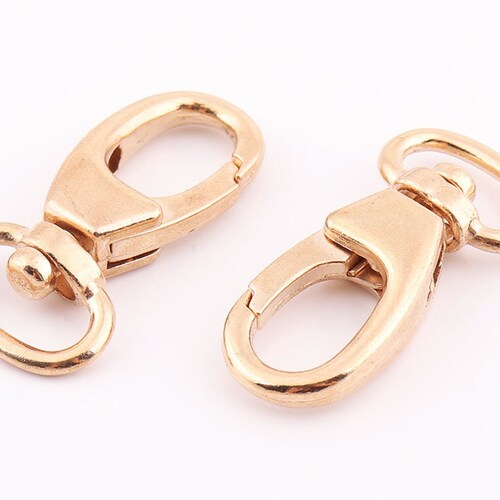Light Gold Swivel Hook Metal Swivel Clasps Purse Clasp Swivel Etsy
