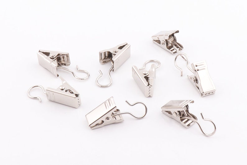 Curtain Clips Metal Alligator Clips silver alligator clip with Etsy